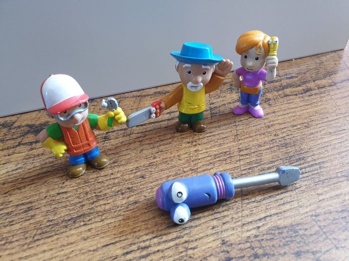 Figurines manny et ses outils