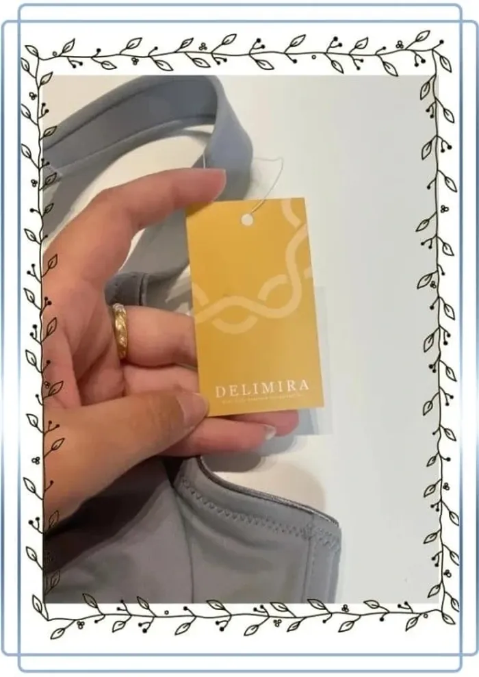 Soutien gorge gris Delimira taille 105G, neuf - photo numéro 2