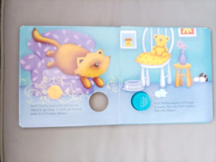 Joli livre cartonné sonore "Miaou !" - photo numéro 4