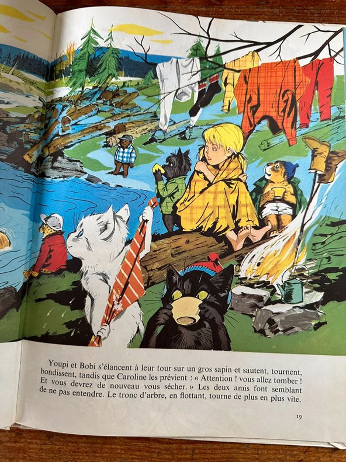 1967 Livre ancien Caroline voyage au Canada Grands albums Hachette bd Pierre Probst vintage - photo numéro 7