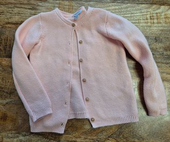 Gilet cardigan rose 92 cm 36mois 2 ans