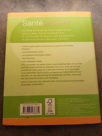 Livre Santé et forme