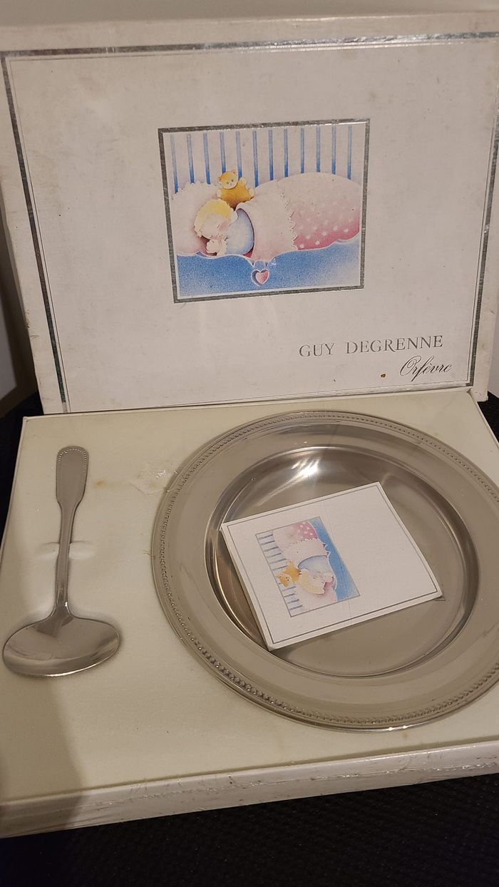 Assiette et cuillère bébé Guy degrenne - photo numéro 3
