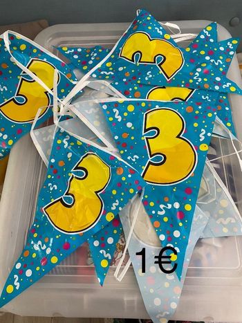 Banderole anniversaire 3 ans