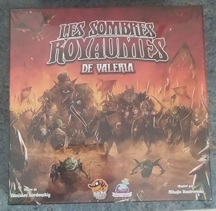 Les Sombres Royaumes de Valeria - Jeu de société sous emballage - Prix Ferme