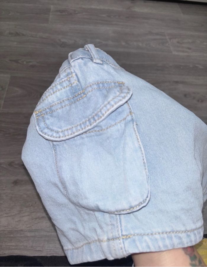 jupe short en jean - photo numéro 3
