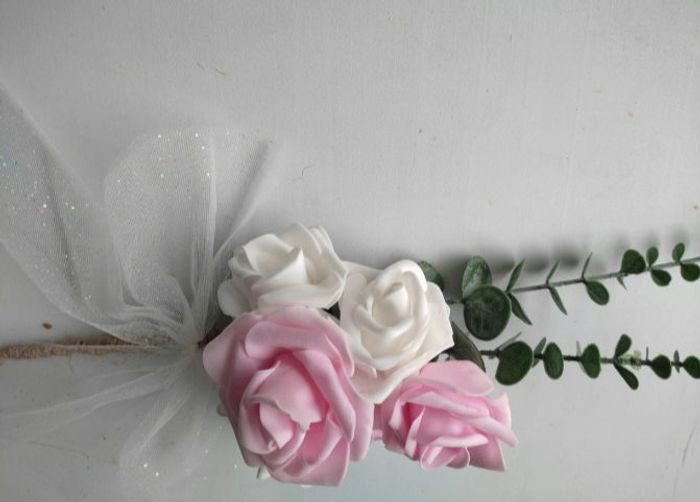 Bouquet rose eucalyptus - photo numéro 4
