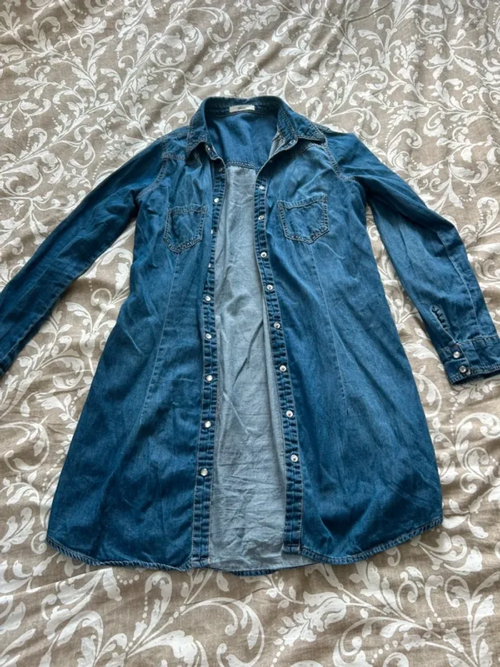 Robe jeans légère bleu mim taille 40