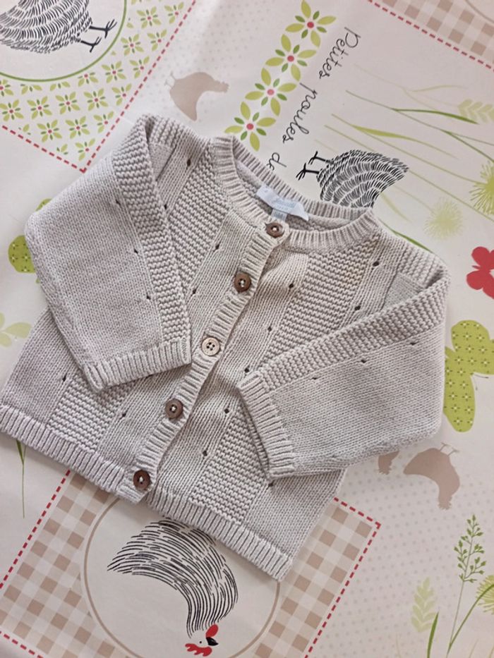 Gilet Jacadi taille 6 mois - photo numéro 3