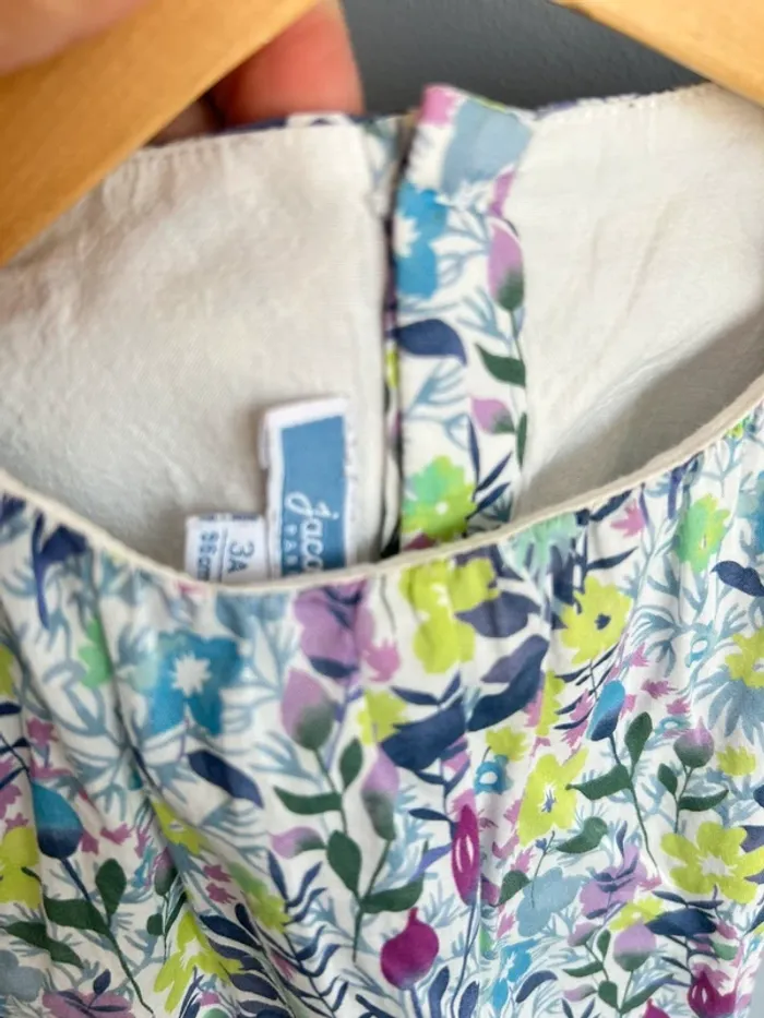 Ensemble blouse + jean Jacadi fille 3 ans Tbe - photo numéro 3