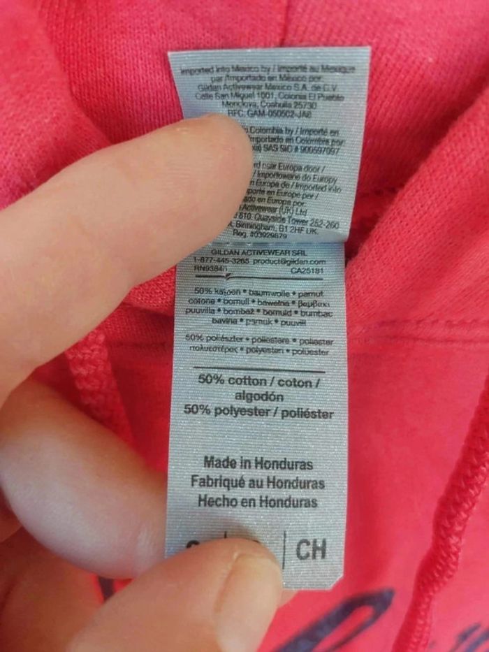 Sweat à capuche mixte Nashville Taille S - photo numéro 4