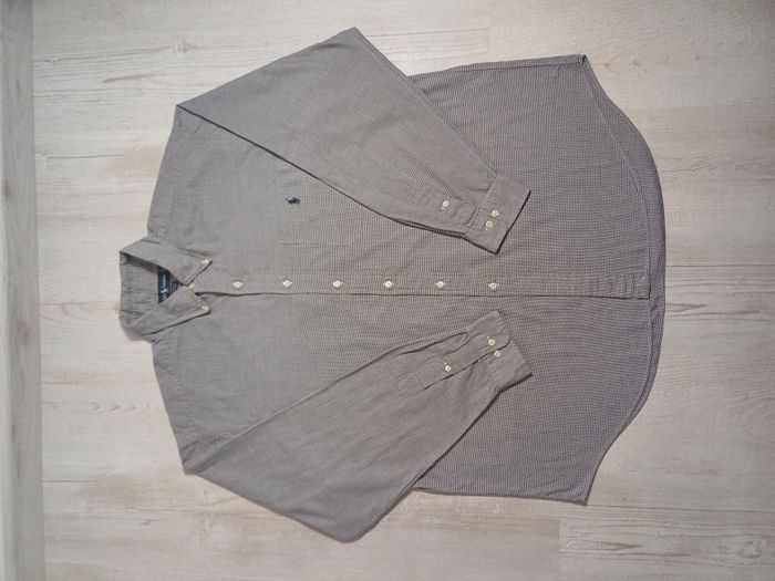 Chemise Ralph Laurent Yarmouth manche Longue / taille XXL / Bleu a petits motifs / Très bon état - photo numéro 2