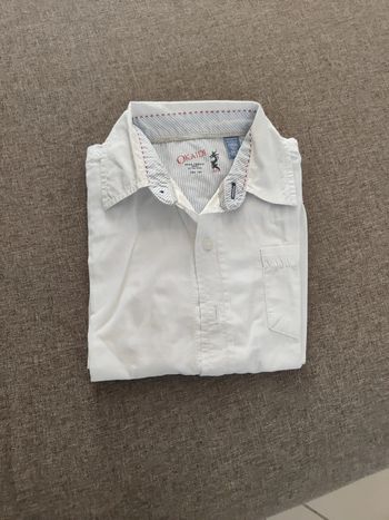 Chemise blanche Okaïdi 6 ans