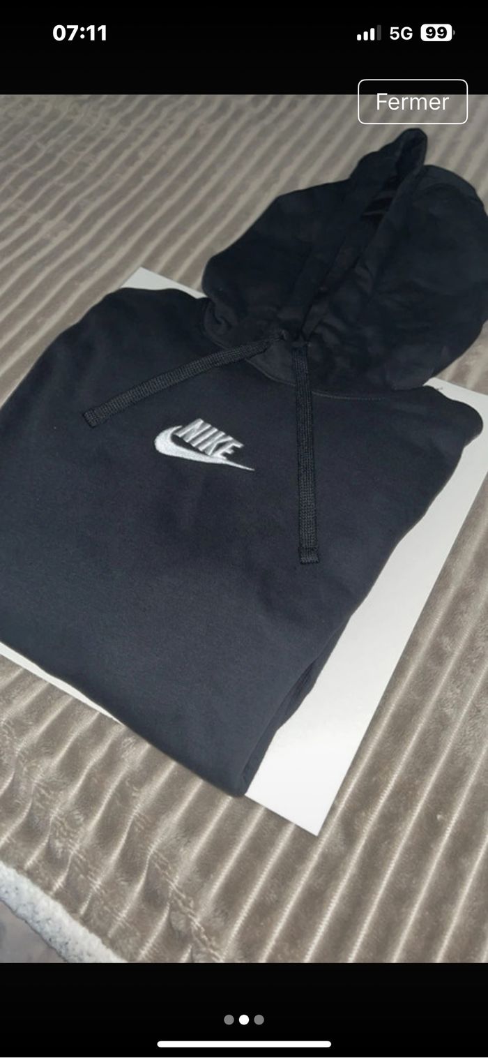 Sweat à capuche Nike Noir - photo numéro 2