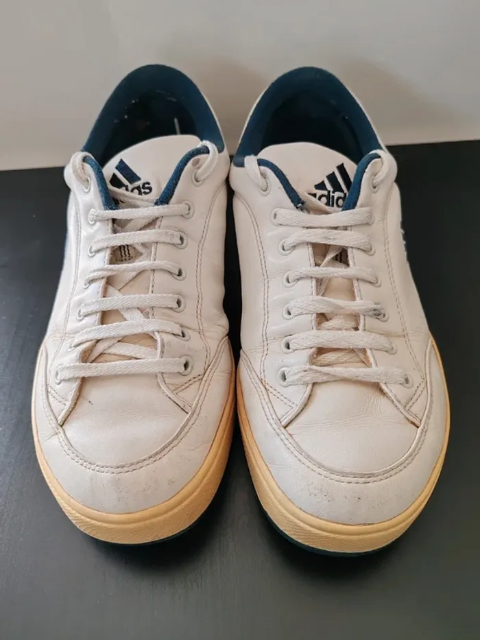Baskets Adidas Grand Court Base – Blanc / Semelle gum – Homme 42 - photo numéro 5