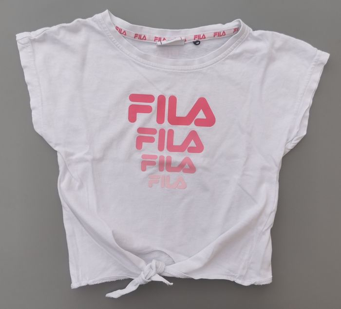 Tee-shirt MC 5-6 ans fille Fila