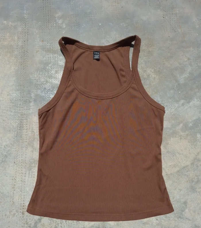 Débardeur marron Shein