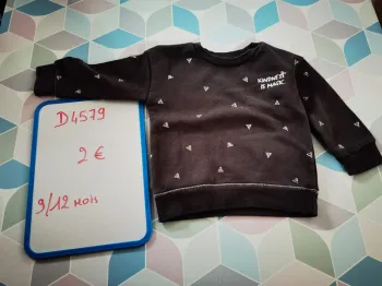 D4579 - pull garçon 9:12 mois