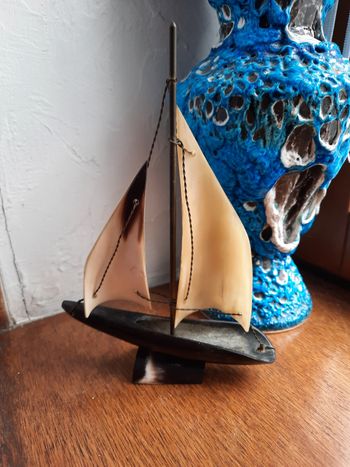 Bateau en coquillage 