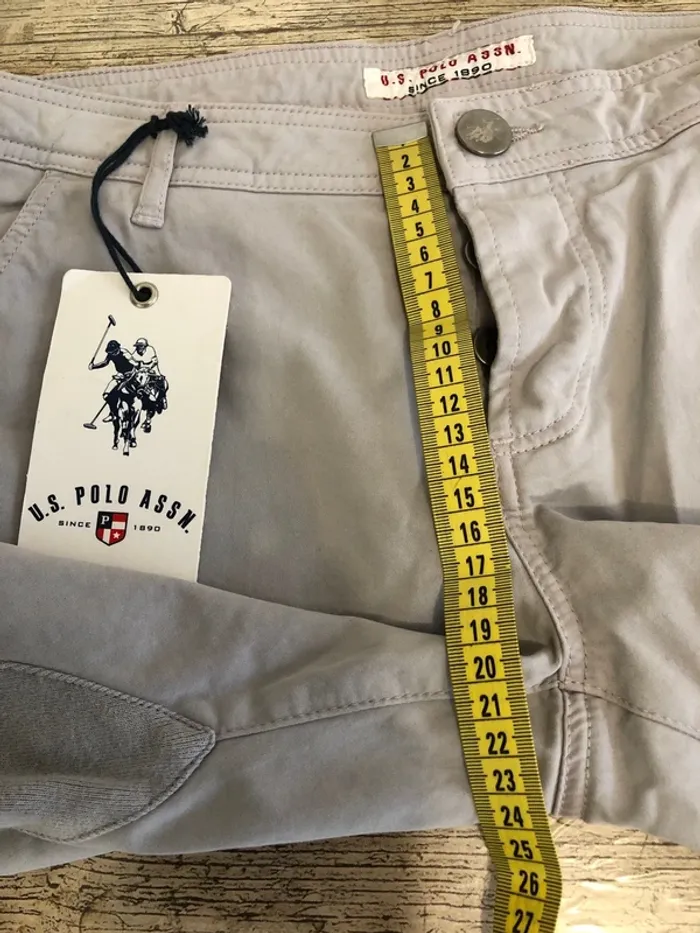 Pantalon gris clair U.S polo assn - photo numéro 19
