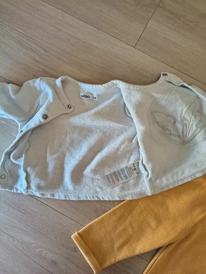 Ensemble pantalon brassière pull garçon 6 mois - photo numéro 7