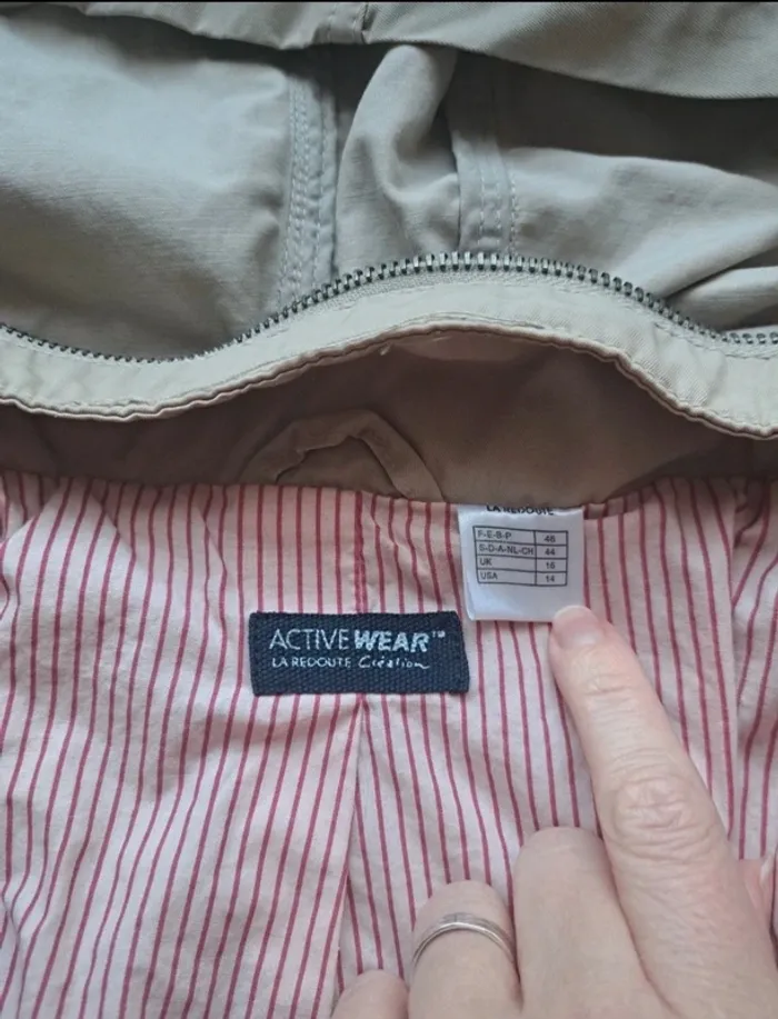 Trench coupe vent manteau la redoute active wear - photo numéro 5