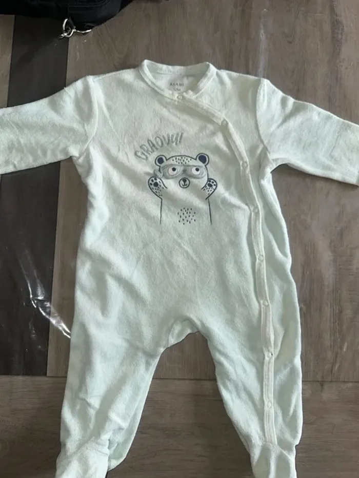 Pyjama 1 pièce velours