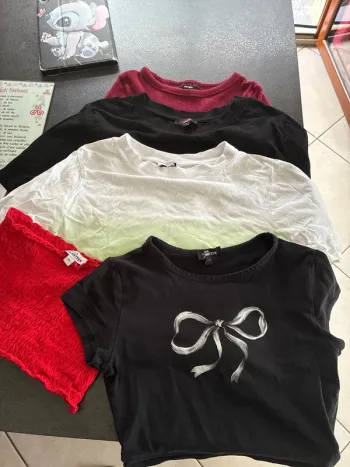 Lot crop top Jennyfer