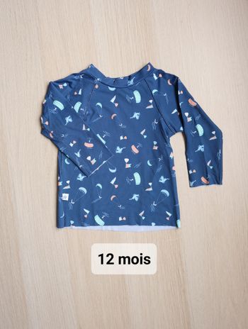 T-shirt anti-UV Hamac Kite-Cerf 12 mois