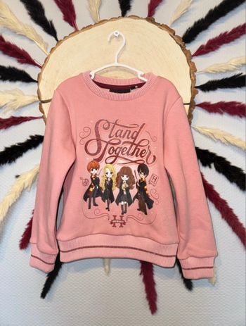 Magnifique pull rose Harry Potter 6 ans - neuf avec étiquette