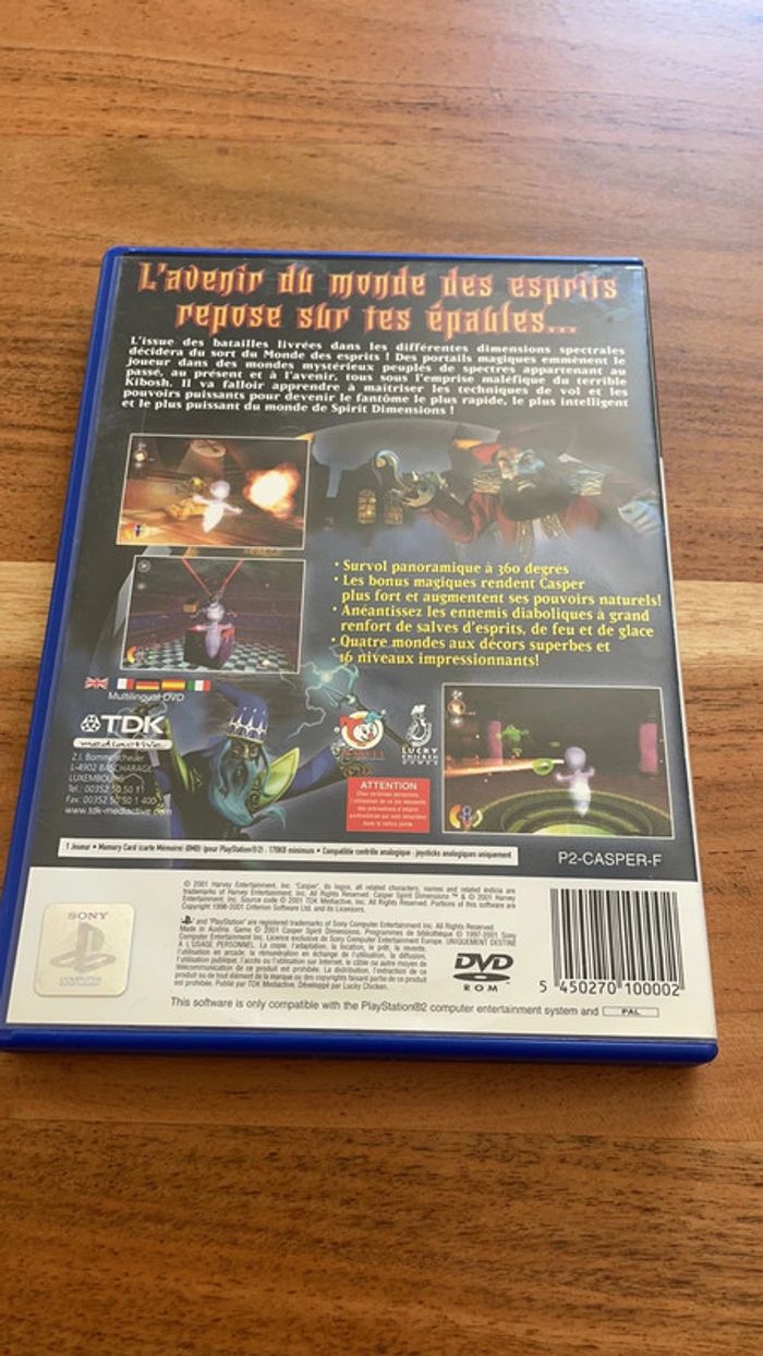 Jeu PlayStation 2 Casper Spirit dimension - photo numéro 2