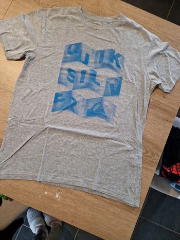 Tee shirt quiksilver gris et bleu