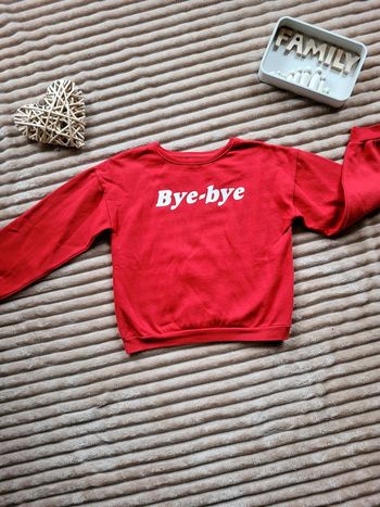 Pull fille bye bye la halle  taille 14 ans