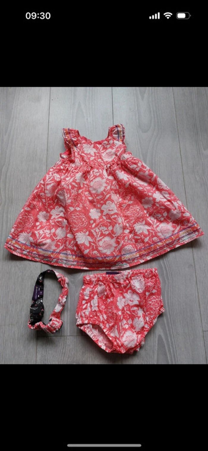 Robe et bandeau Sergent Major taille 6 mois