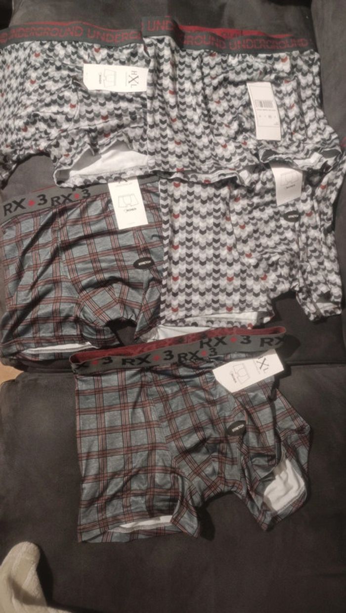 Lot de 5 boxers stretch neuf
