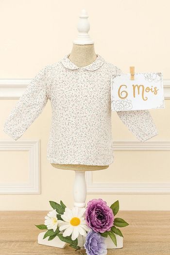 T-shirt manche longue 6 mois Pat et Ripaton