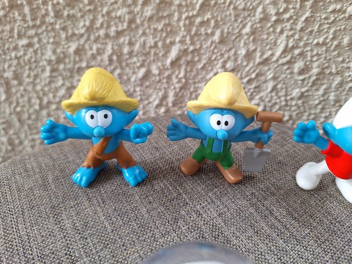 6 figurines schtroumpfs 2018 - photo numéro 3