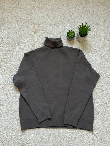 Pull col roulé Zara - Taupe - Taille S