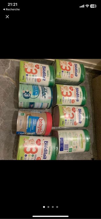 Lait infantile 3eme âge