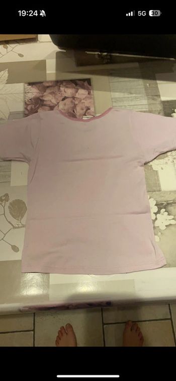 Maillot de corps rose 4 ans