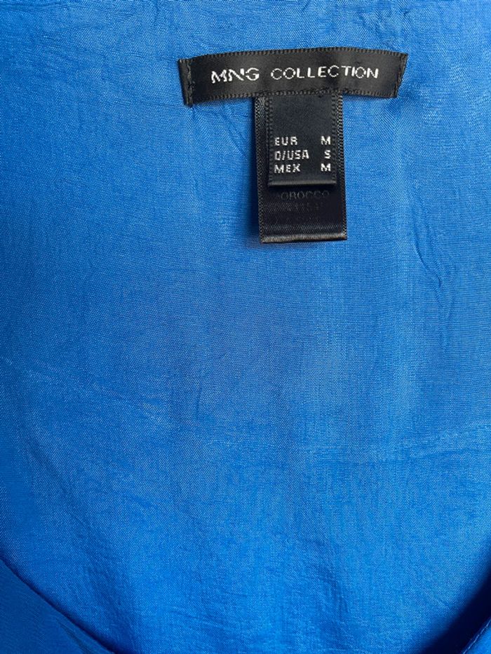 Robe mango bleu électrique t m tbe - photo numéro 3