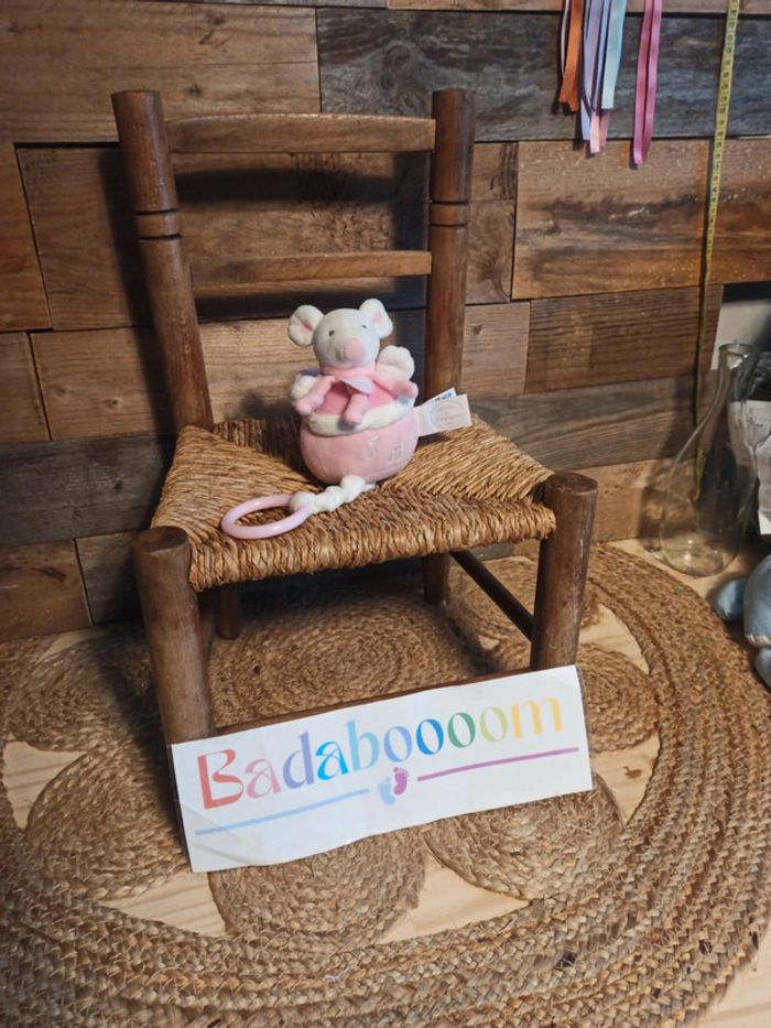 peluche boîte à musique souris doudou et compagnie