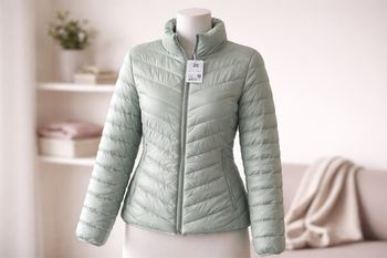 Veste matelassée vert clair Jennyfer – Taille L – Neuve avec étiquette