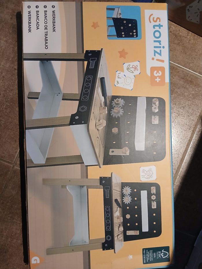 Établi en bois pour enfant - photo numéro 2