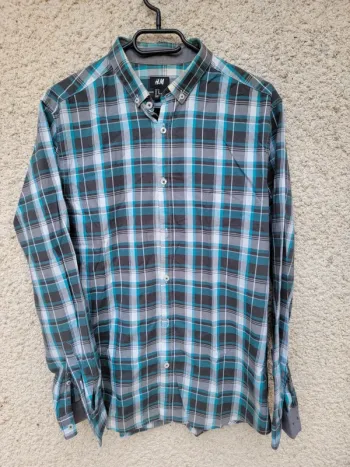 Chemise à carreaux vintage money chic tendance élégant grunge baggy tie and dye