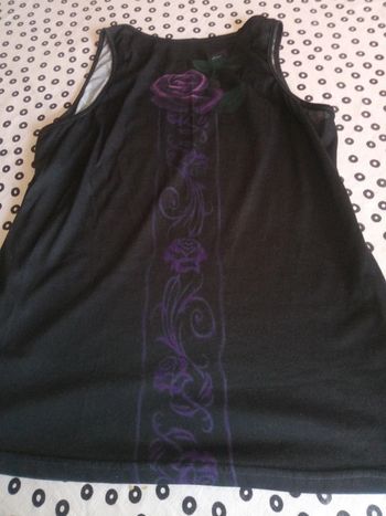 Beau débardeur vue de devant et derrière