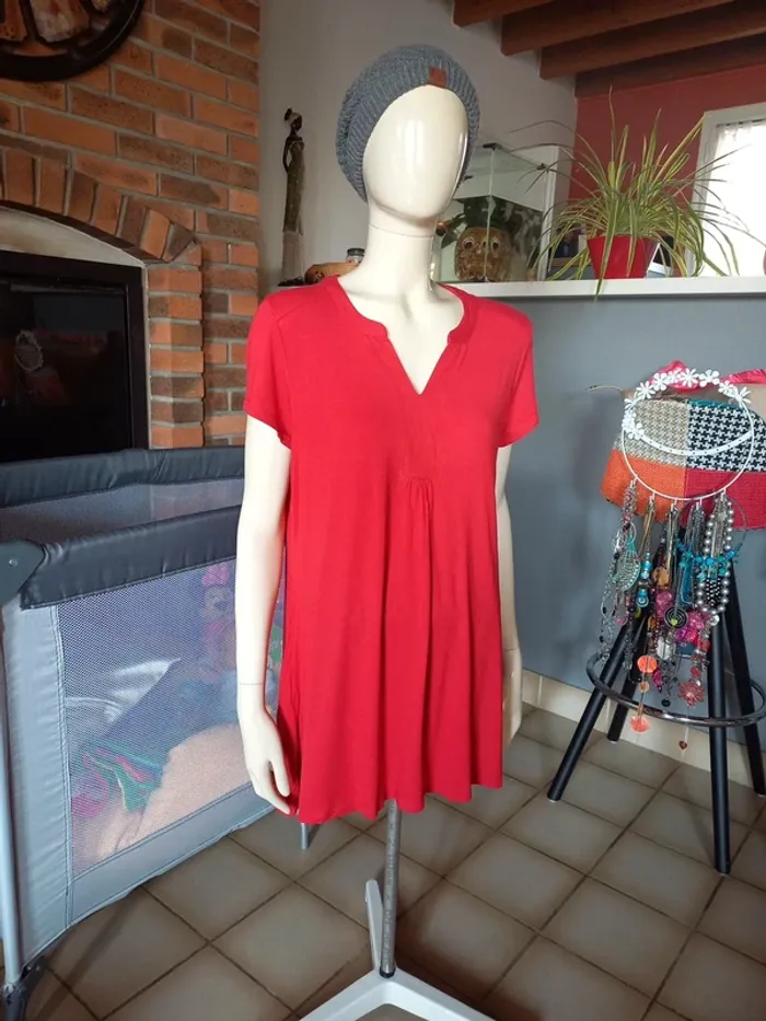 Tunique rouge T.XL - photo numéro 2