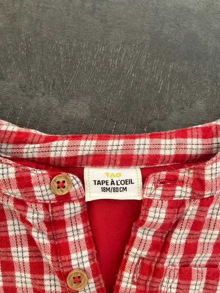 Chemise body garcon 18 mois - photo numéro 2