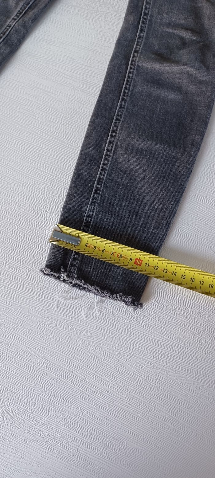 Pantalon jeans femme taille xxs élastique MNG isa - photo numéro 7