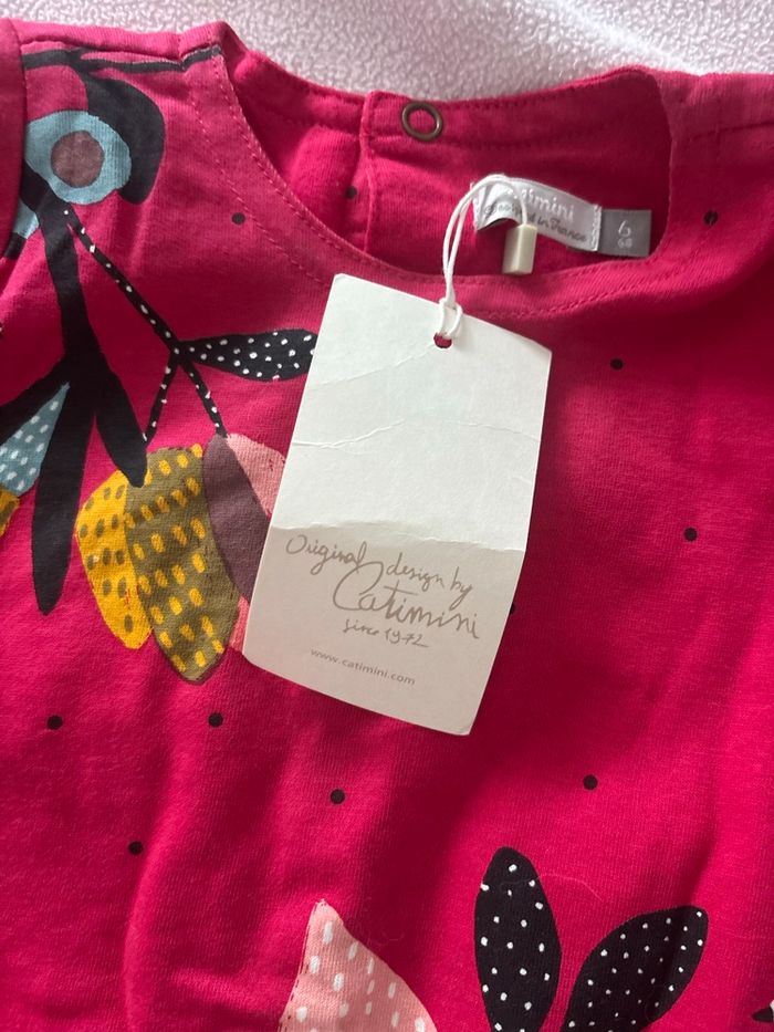 Robe neuf catimini taille 6 mois - photo numéro 5
